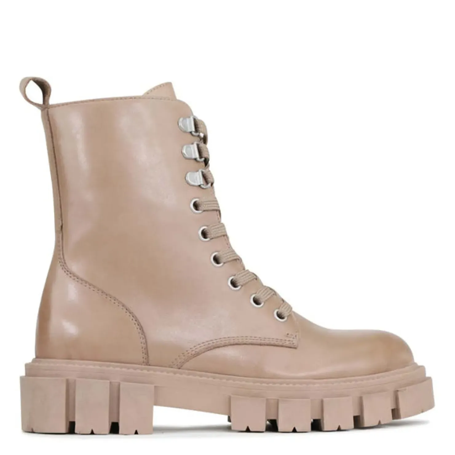 New EOS Melbourne EOS Feature Leather Boot - Taupe