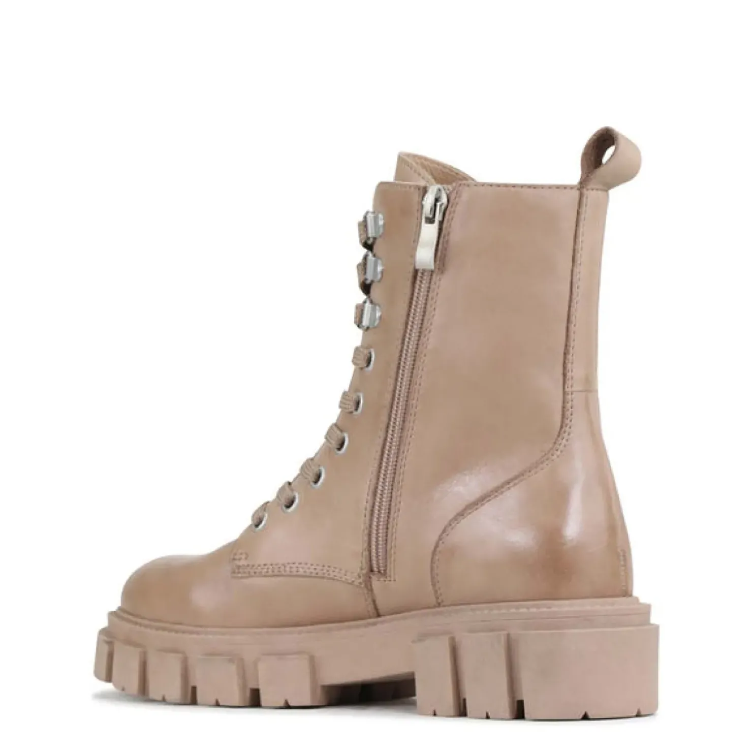 New EOS Melbourne EOS Feature Leather Boot - Taupe