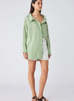 Hot Esmaee Infinity Shirt - Fern Stripe