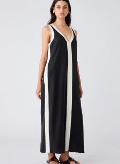Best Esmaee Monochrome Dress - Black/Cream
