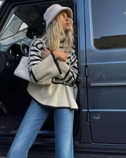 Hot Eyes on Floyd Mila Striped Jumper