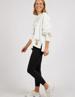 Best Foxwood Get There Crew - Vintage White