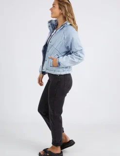 New Foxwood Rosalee Jacket - Mid Vintage Blue
