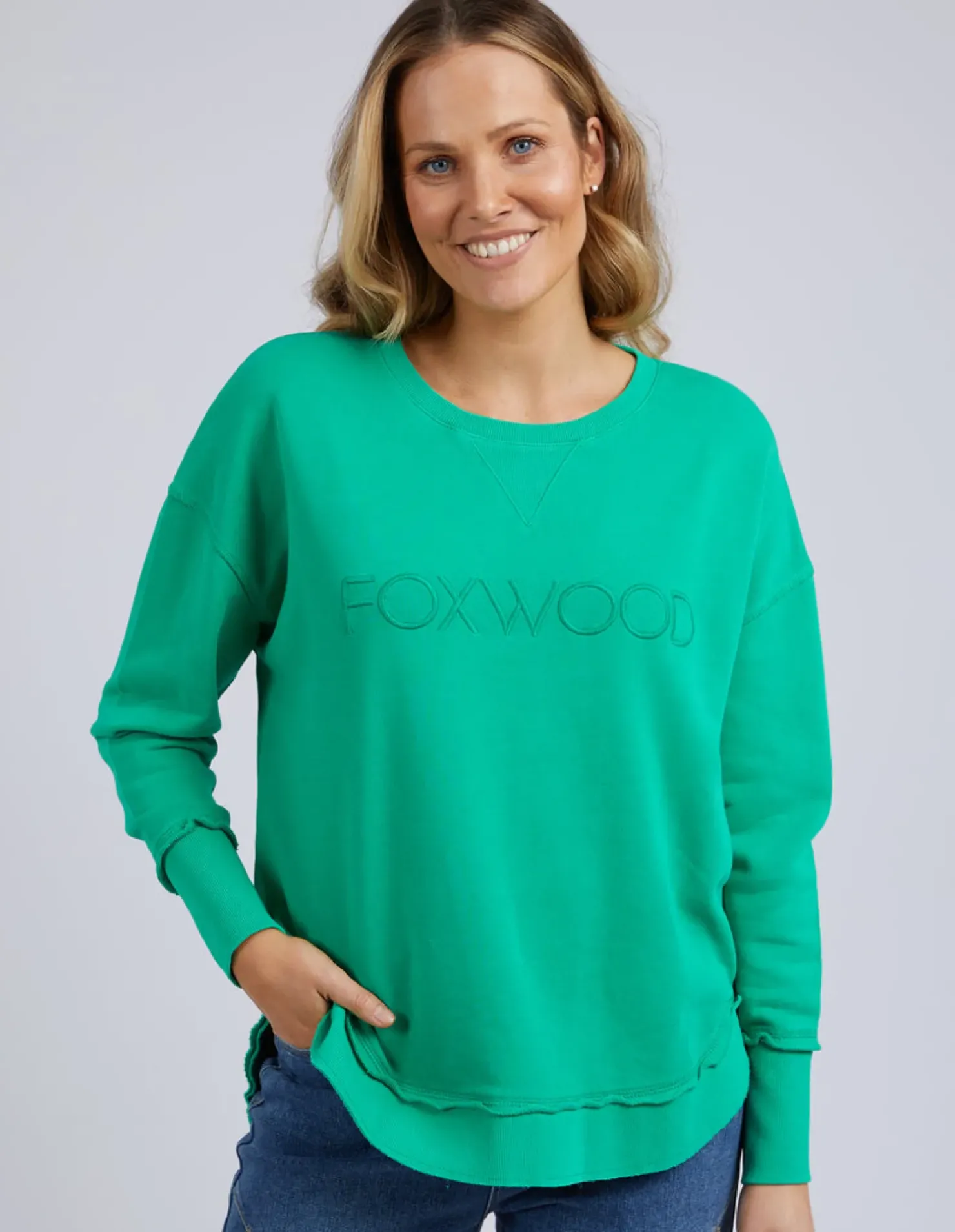 Best Foxwood Simplified Crew - Bright Green
