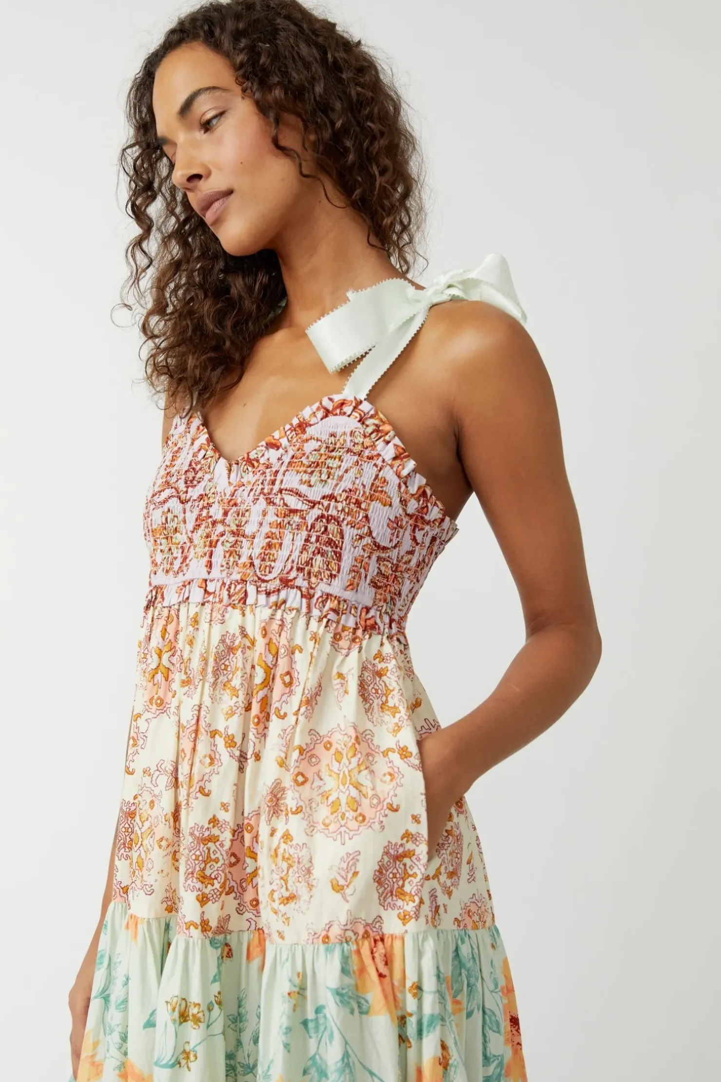Outlet Free People Bluebell Maxi - Lilac Combo