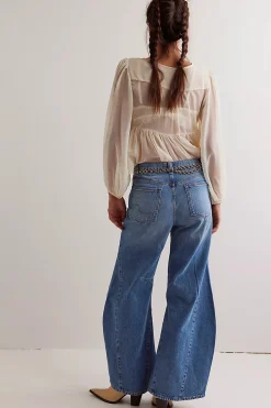 Discount Free People Eden High Slouchy Jean - Homefree