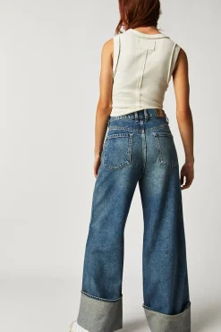 Fashion Free People Final Countdown Mid Rise Jean