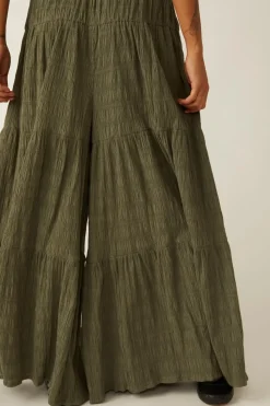 Hot Free People In Paradise Wide Leg Pant - Dried Basil