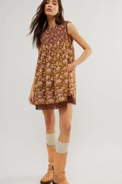 Clearance Free People Shea Printed Mini - Chocolate Combo