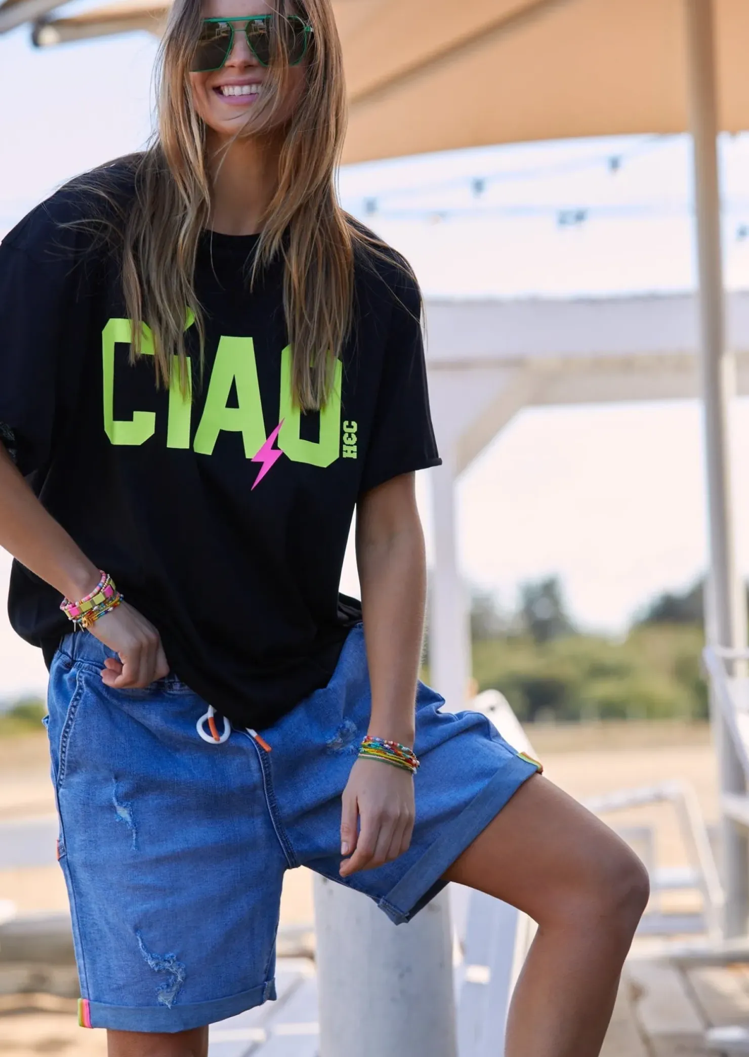 Fashion Cat Hammill Hammill & Co Ciao Tee - Black