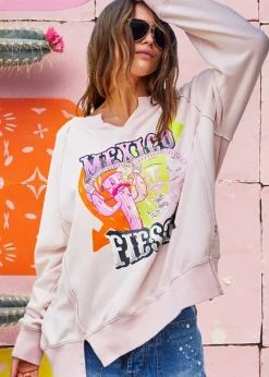 Hot Hammill & Co Hammill & Co Vintage Fiesta Sweat - Pink