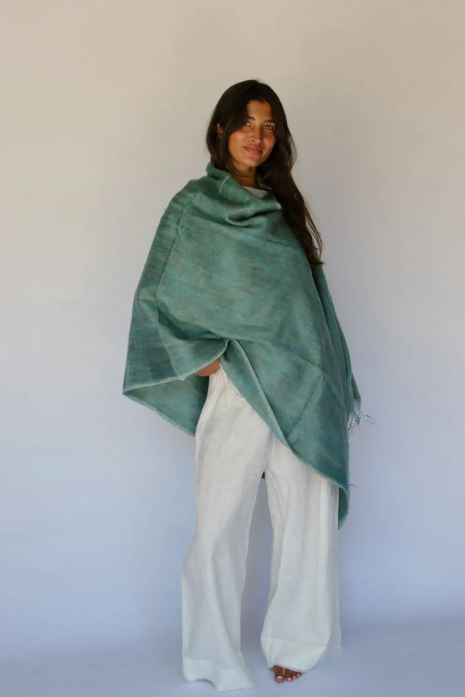 Online Hobo & Hatch Hobo & Hatch Poncho- Marine
