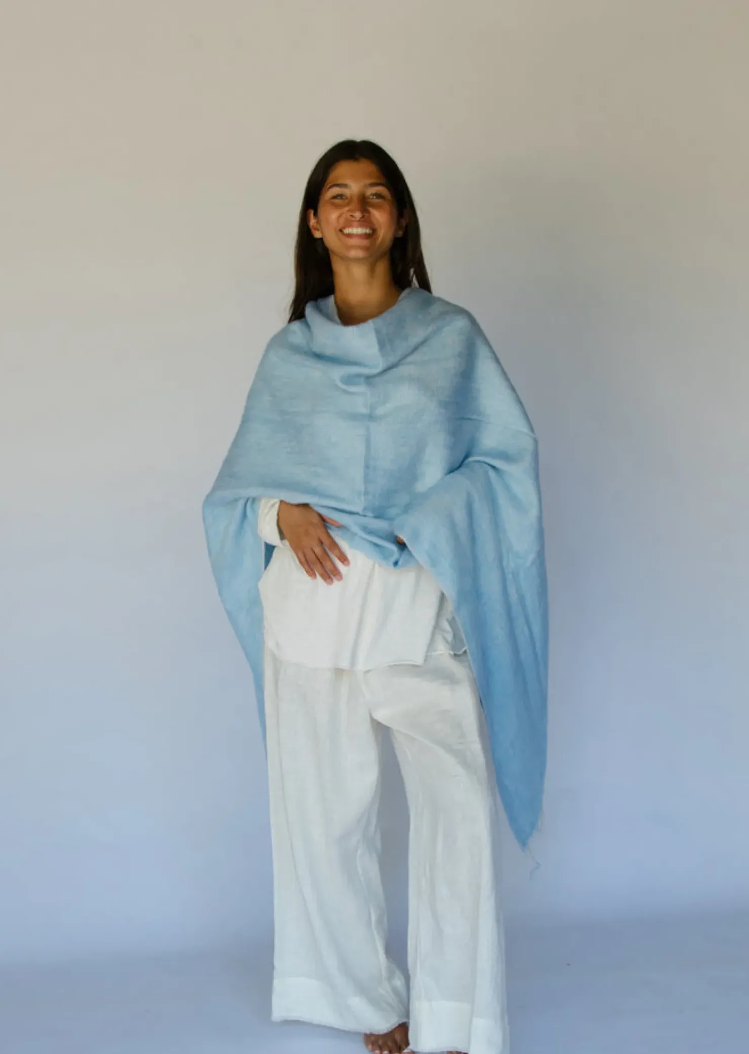 New Hobo & Hatch Hobo & Hatch Poncho- Sky