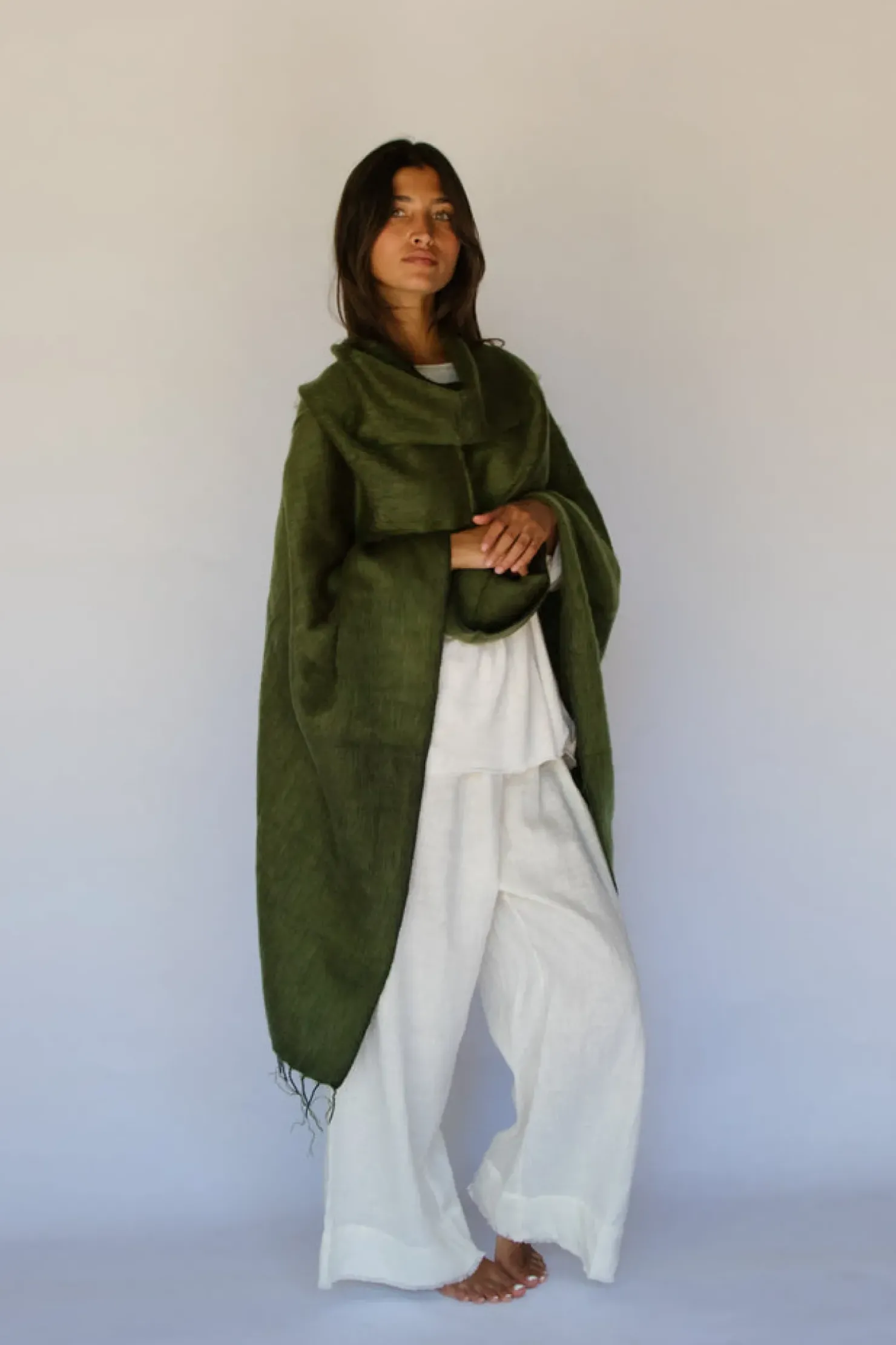 Discount Hobo & Hatch Hobo & Hatch Poncho- Thyme