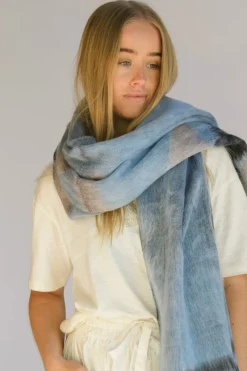 Best Hobo & Hatch Hobo & Hatch Scarf- Aztec Denim