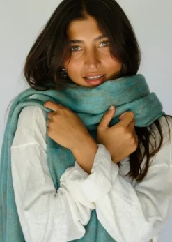 Outlet Hobo & Hatch Hobo & Hatch Scarf- Marine