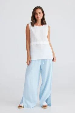 Hot Holiday St Tropez Tank Top - White