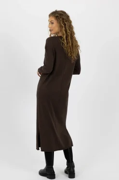 Outlet Humidity Elena Dress - Espresso
