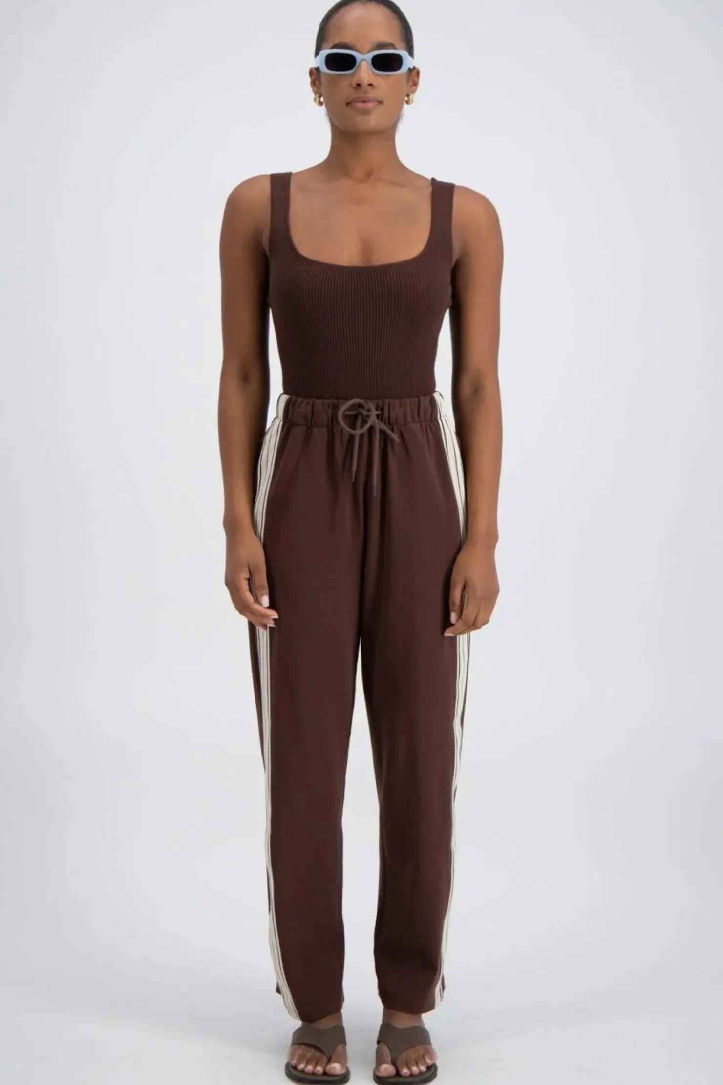 New Jasmine Alexa Panarea Trackpant - Brown