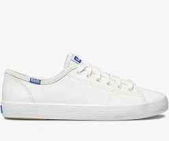 Clearance Keds Kickstart Leather - White