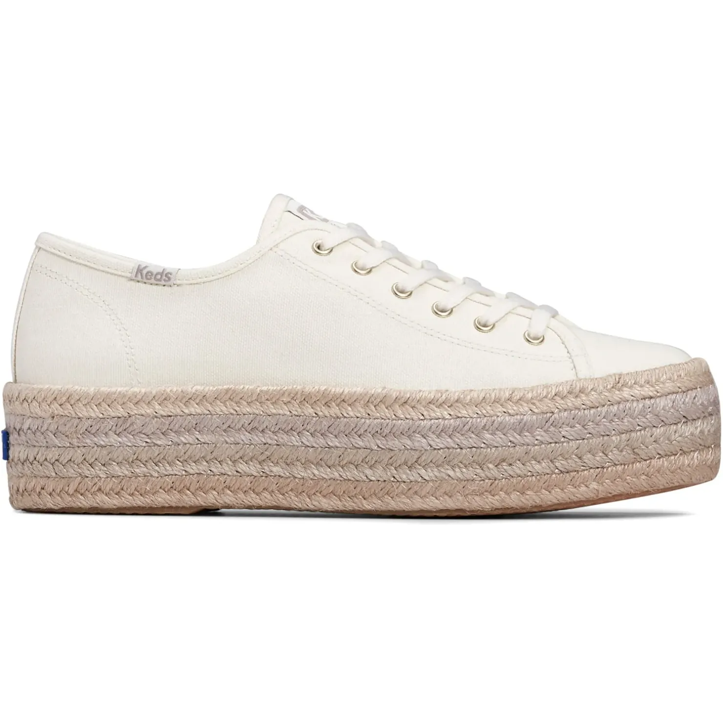 Outlet Keds Tripe Up Canvas Jute Foxing - Natural