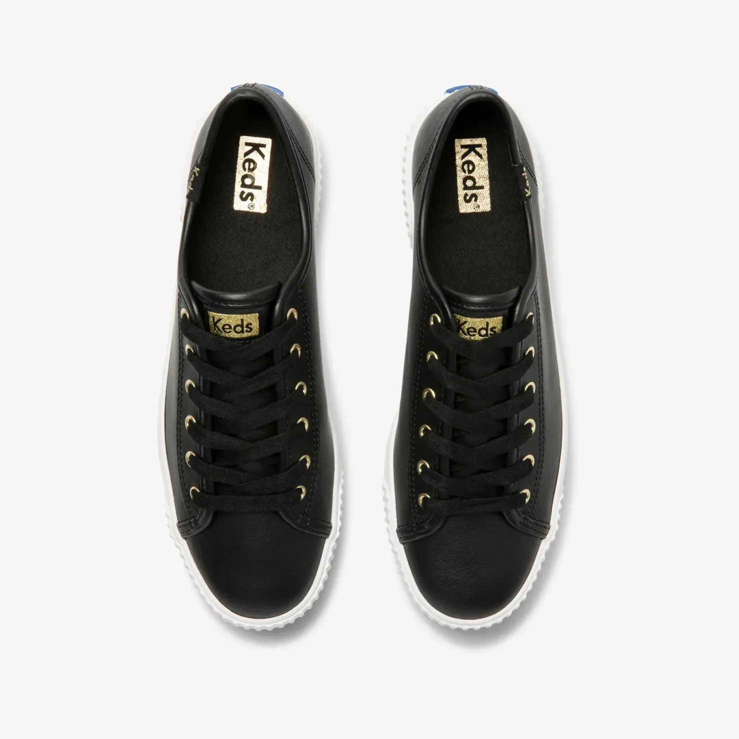New Keds Triple Kick Amp Leather- Black