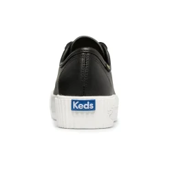 New Keds Triple Kick Amp Leather- Black