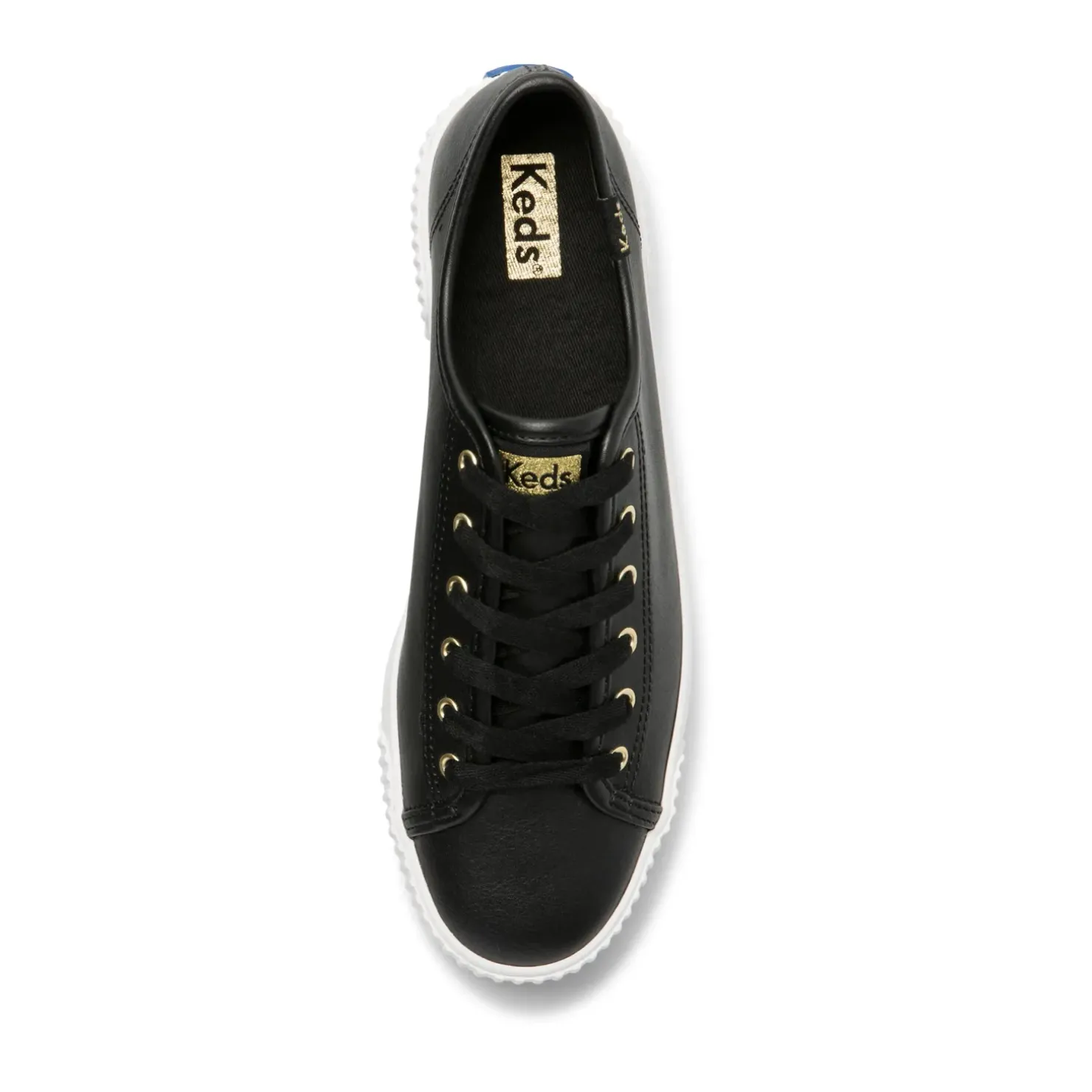New Keds Triple Kick Amp Leather- Black