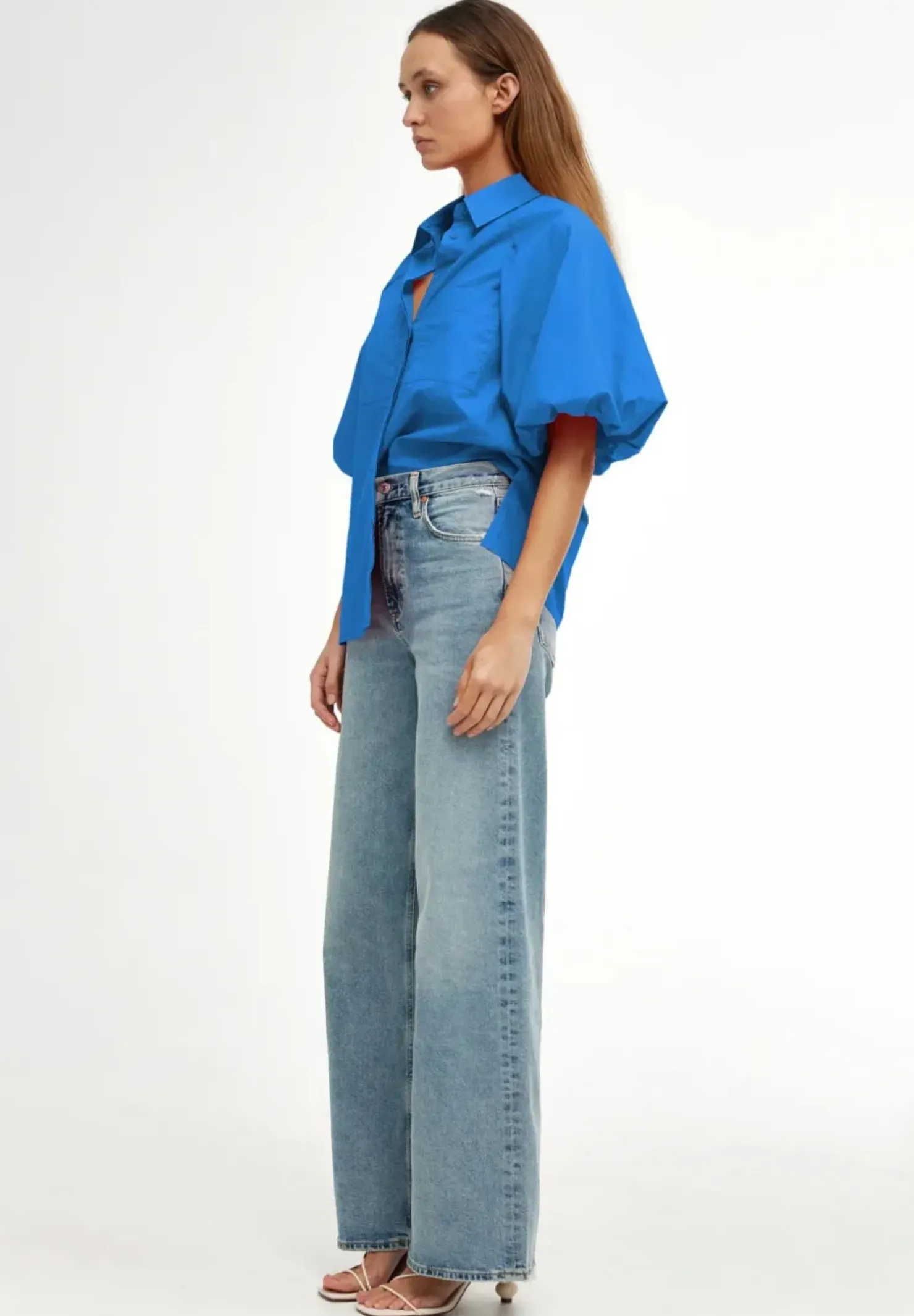 Online Kinney Zoya Shirt - Cobalt
