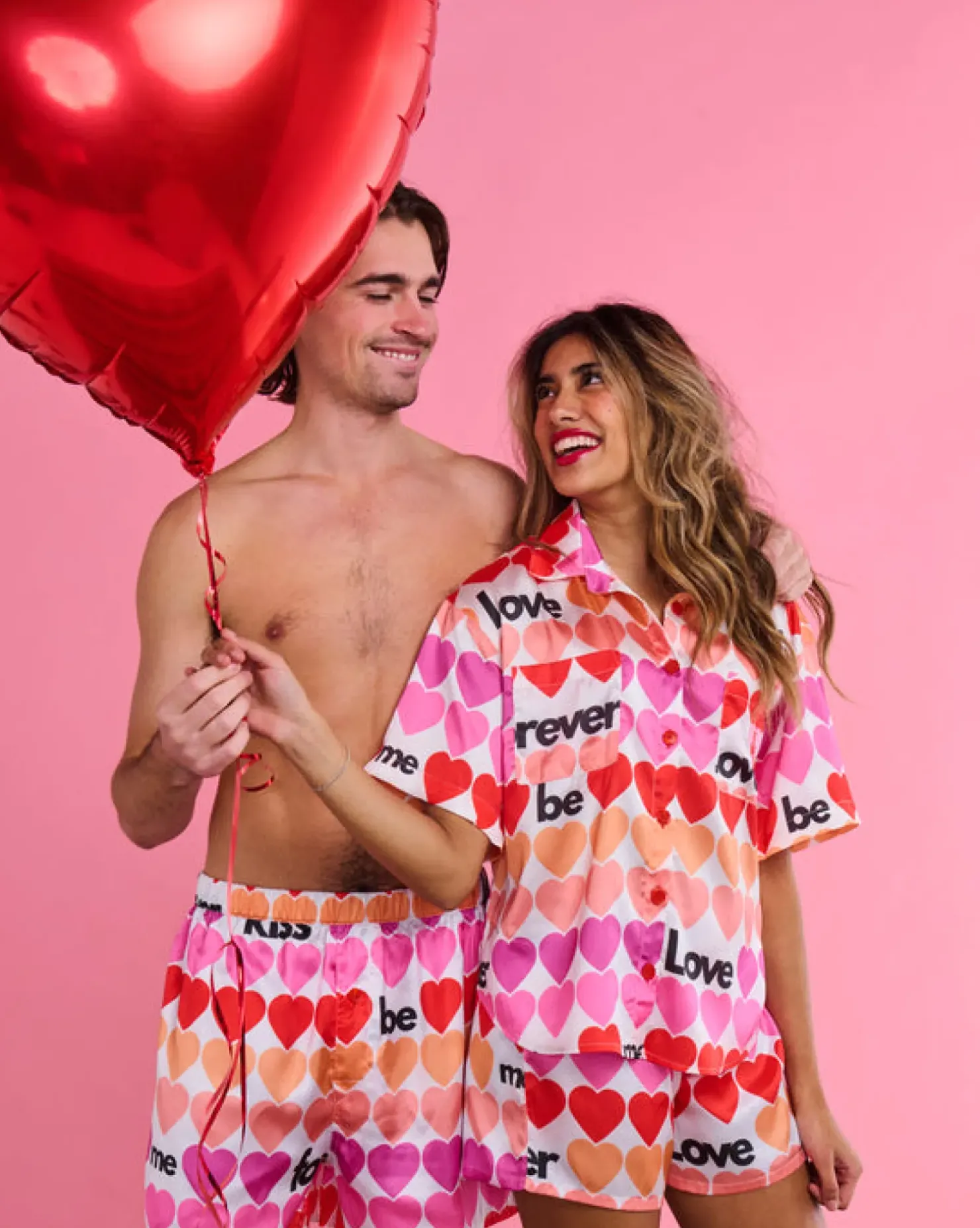 Sale Kip and Co Kip & Co - Forever Satin Short Sleeve Shirt & Short PJ Set