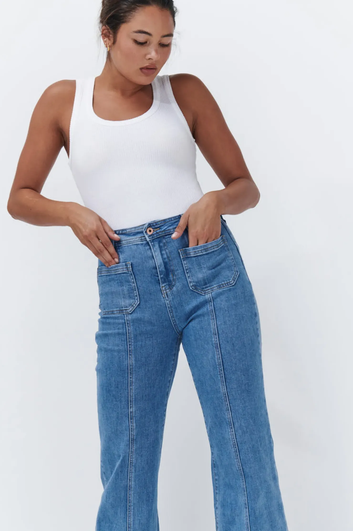 Sale Kireina Farrah Jean - 70's Blue