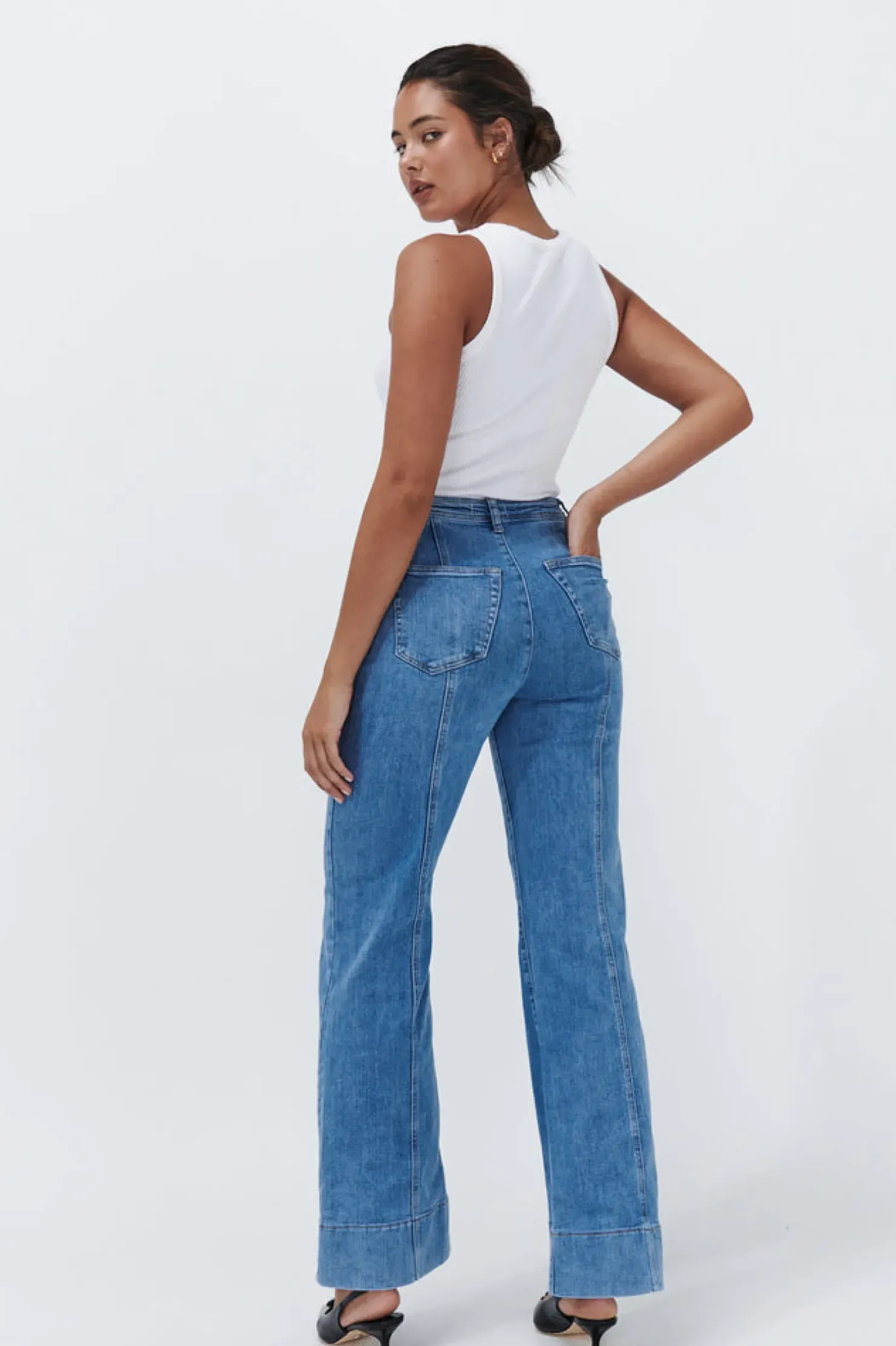 Sale Kireina Farrah Jean - 70's Blue