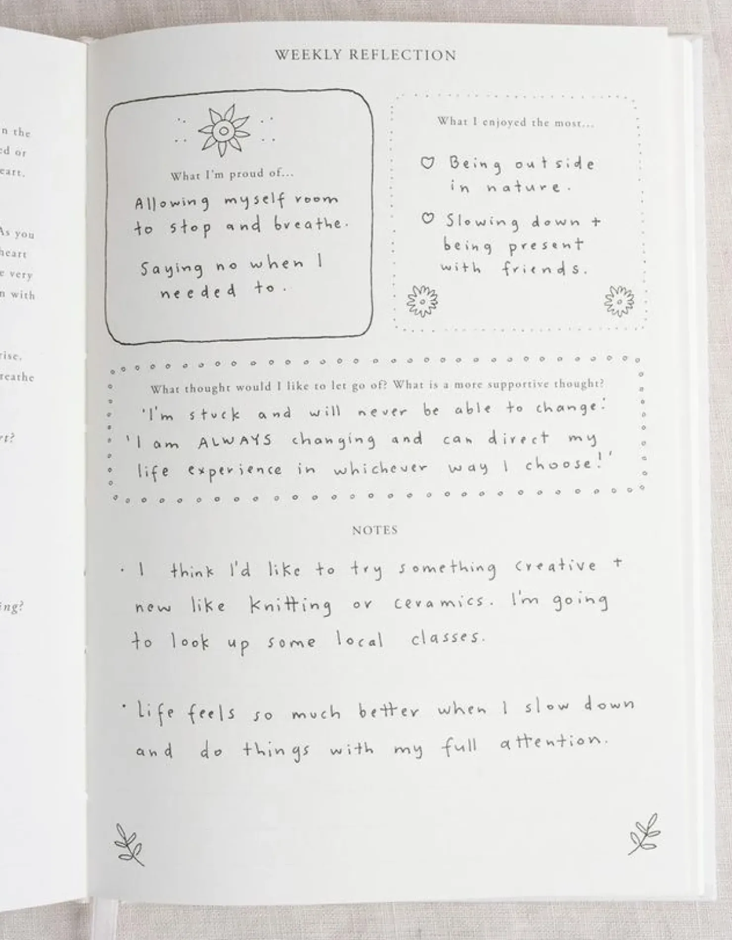 New Musings from the Moon A Year Of Coming Home - Guided Self Love Journal
