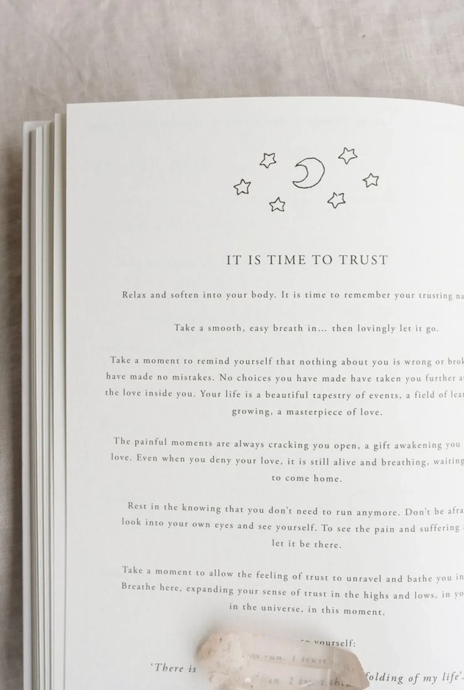 New Musings from the Moon A Year Of Coming Home - Guided Self Love Journal