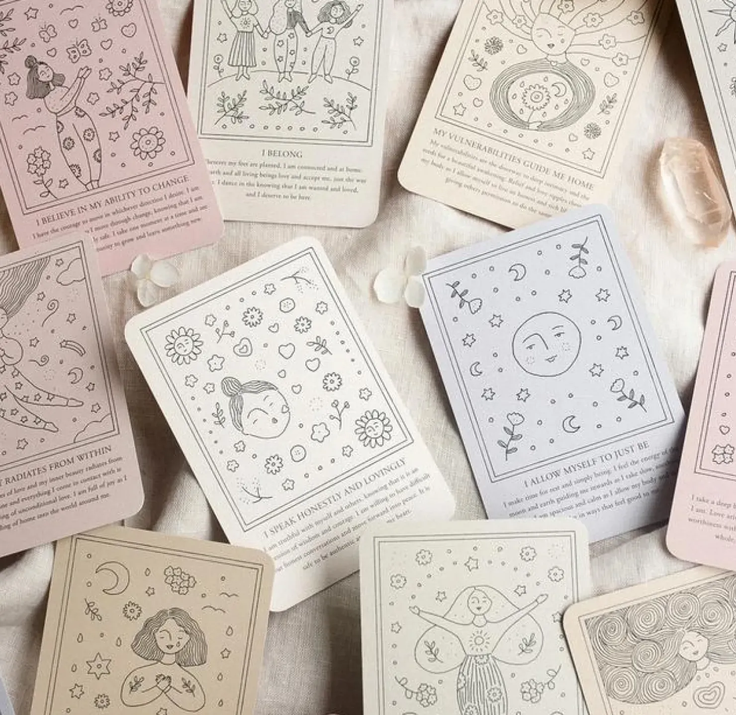New Musings from the Moon Self Love Affirmation Cards