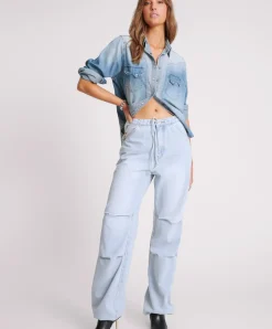 Hot One Teaspoon Blue Latte Marley Relaxed Denim Jeans