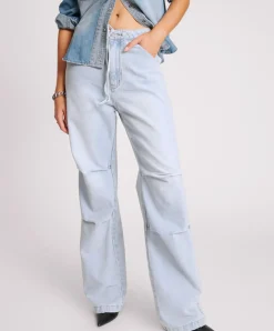 Hot One Teaspoon Blue Latte Marley Relaxed Denim Jeans