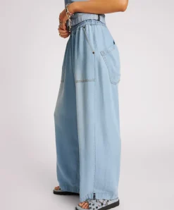 Best One Teaspoon Tencel Parachute Pants - Soft Blue