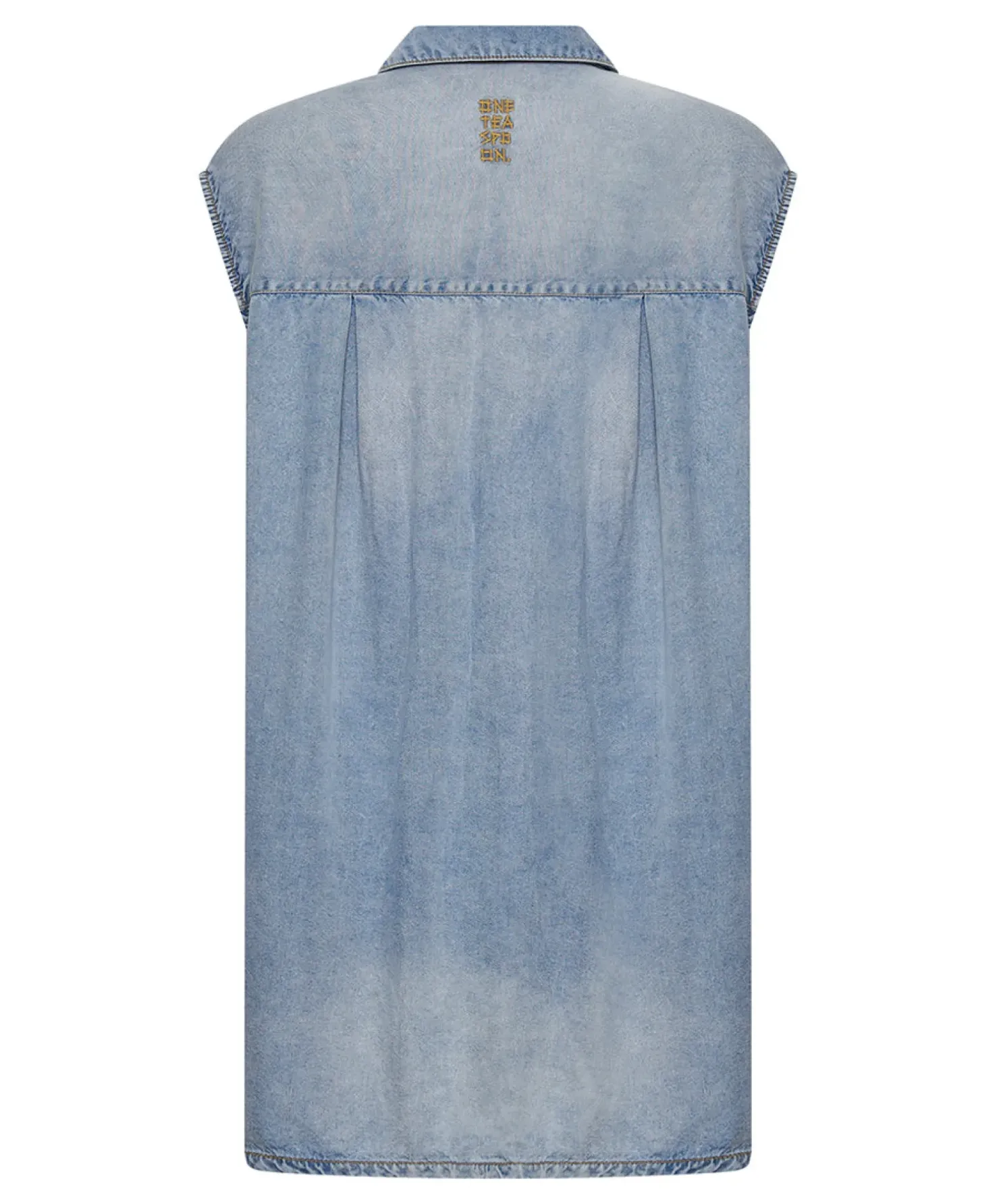 Hot One Teaspoon Tencel Shirt Dress - Soft Blue