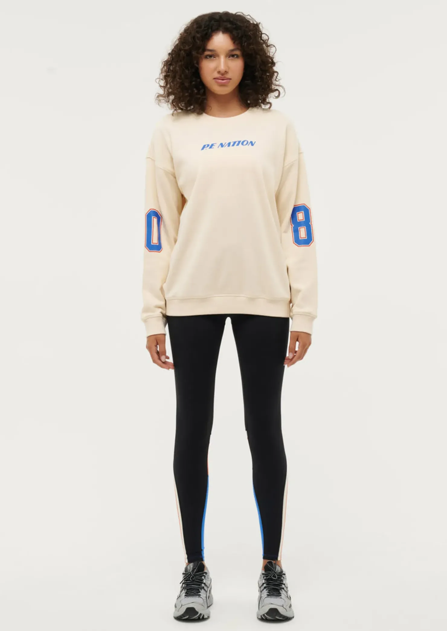 Clearance P.E Nation Rematch Sweat - Pearled Ivory
