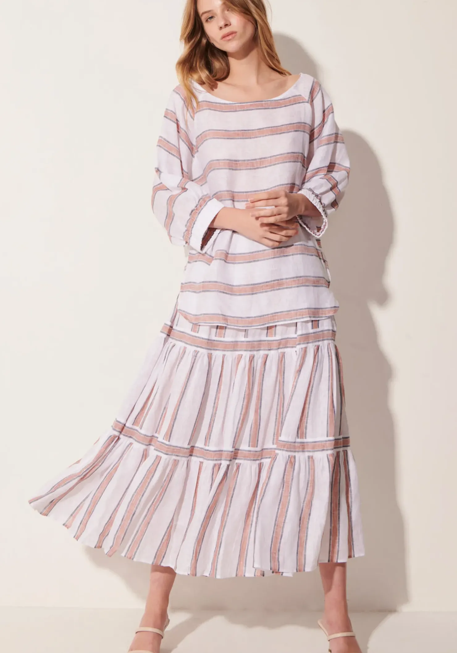 Discount Not specified POL Florence Top- Stripe
