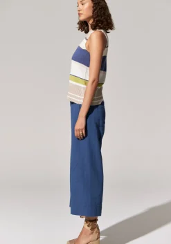 Discount Pol Miley Crop Pant - Blue