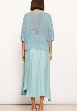 New Pol Pier Knit Tee- Blue