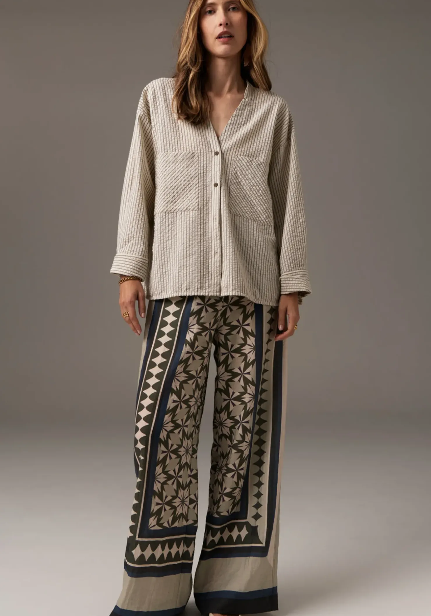 Sale Pol Ringo Shirt - Ringo Pinstripe