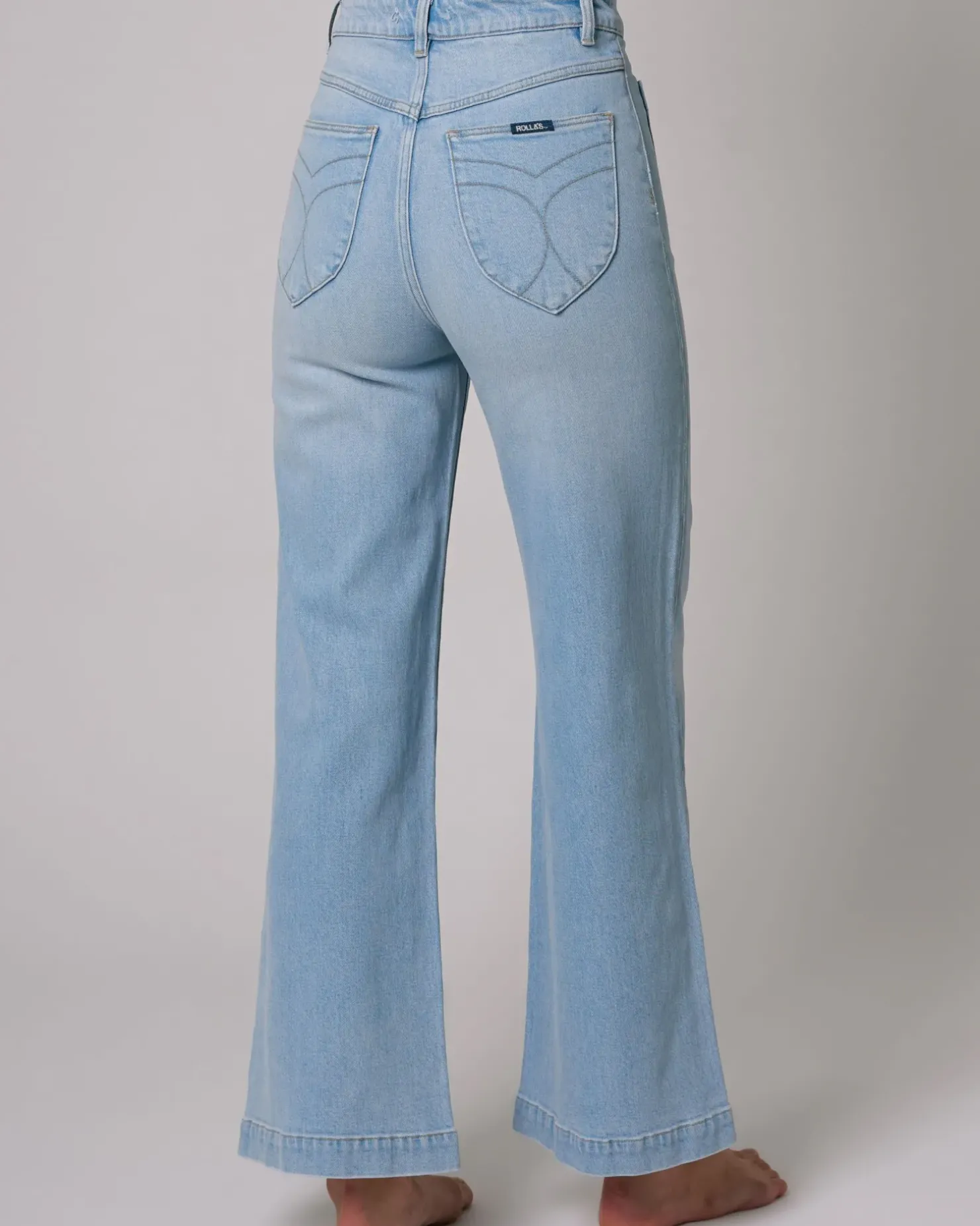 Discount Rolla's Rolla's Sailor Long Jean Sophie- Light Blue
