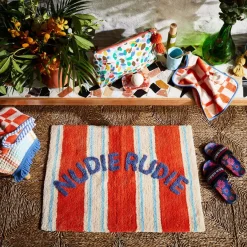 Fashion Sage & Clare Sage & Clare Ballico Nudie Bath Mat - Paprika