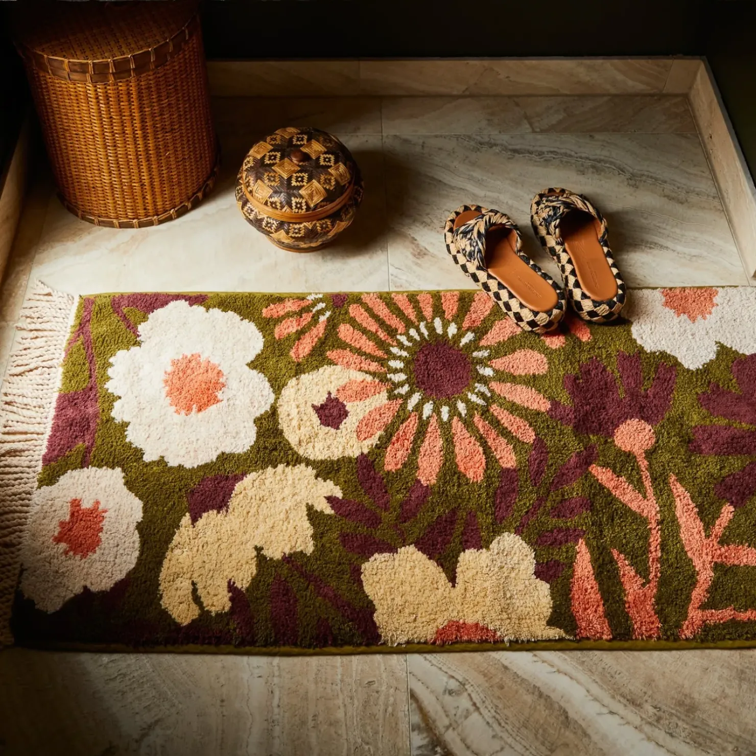 New Sage & Clare Sage & Clare Bath Runner - Aja