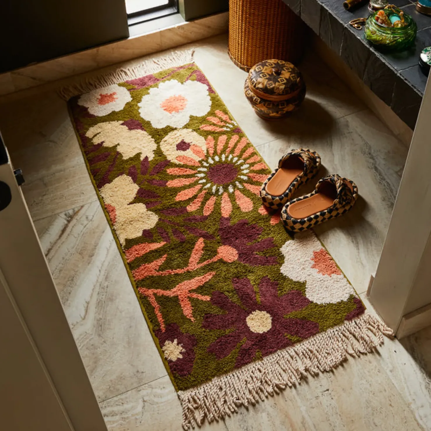 New Sage & Clare Sage & Clare Bath Runner - Aja