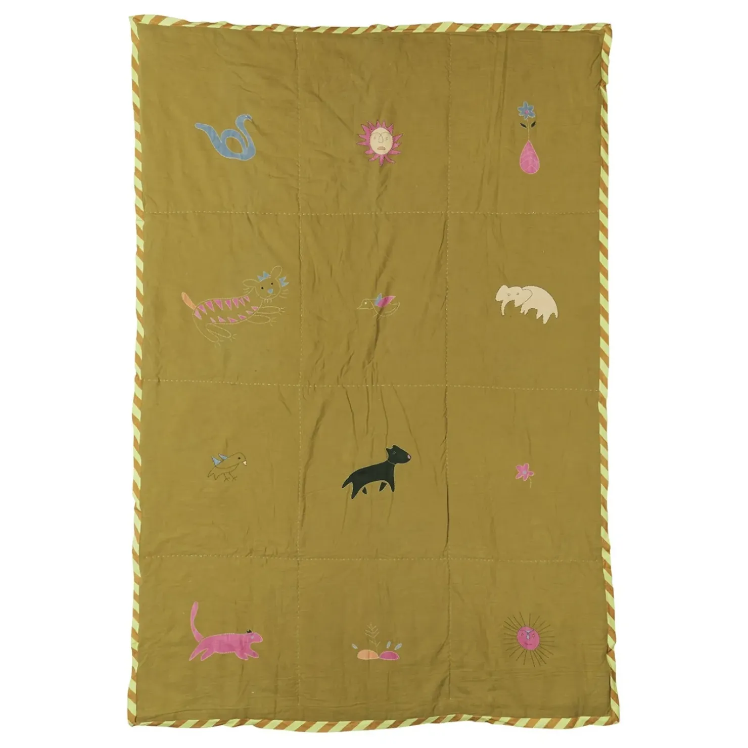 Online Sage & Clare Sage & Clare Cheadle Kantha Blanket