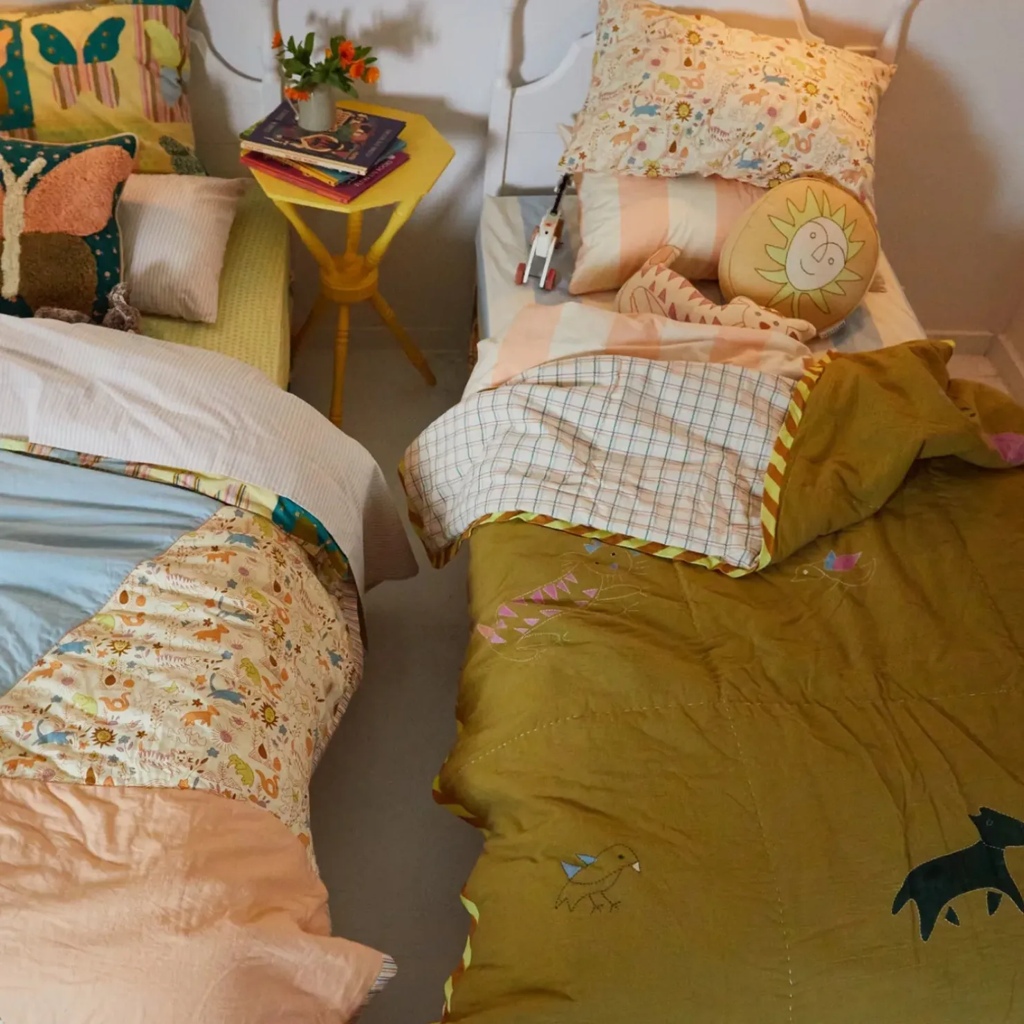 Online Sage & Clare Sage & Clare Cheadle Kantha Blanket